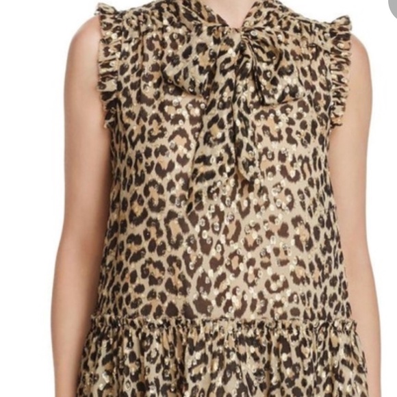 Kate Spade Leopard Print Top Size S; NWT